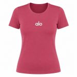 تیشرت ورزشی زنانه برند Alo مدل Slim-Fit | جنس لاکرا اعلا (تنوع ۶ رنگ)