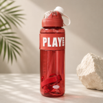 قمقمه ورزشی مدل Play مدل نشکن ظرفیت ۱ لیتر