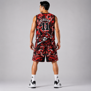ست ورزشی بسکتبال طرح Chicago Bulls