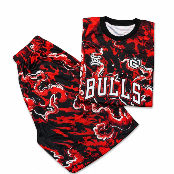 ست ورزشی بسکتبال طرح Chicago Bulls