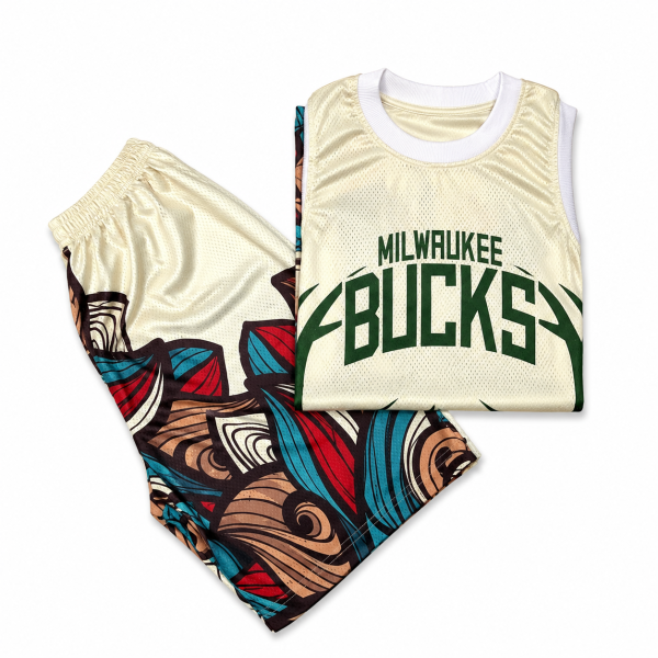 ست ورزشی بسکتبال طرح Milwaukee Bucks