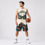ست ورزشی بسکتبال طرح Milwaukee Bucks