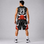 ست ورزشی بسکتبال طرح Chicago Bulls شماره 23