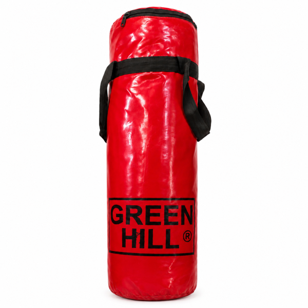 کیسه بوکس گرین هیل (GREEN HILL) مدل استوانه‌ای قرمز - Image 5